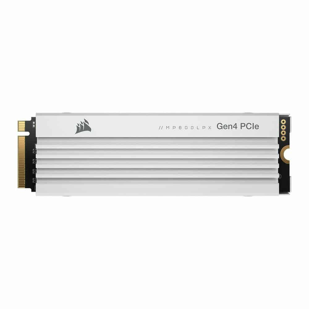 (image for) Corsair MP600 PRO LPX White 1TB M.2 PCIe Gen 4 NVMe SSD/Solid State Drive